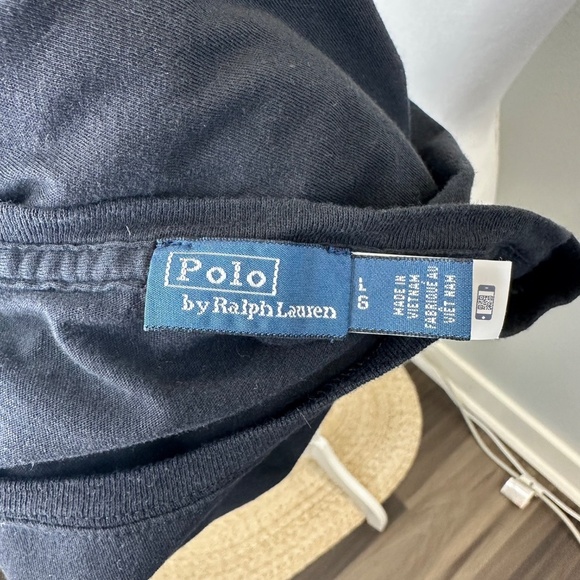 Polo by Ralph Lauren Black Cotton Jersey Crewneck  Tee size Large - Picture 6 of 6